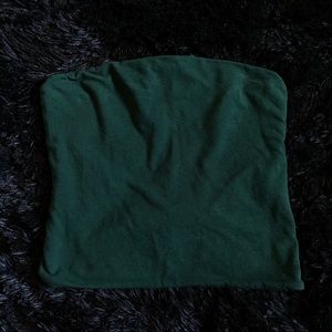 BRANDY MELVILLE FOREST GREEN TUBE TOP